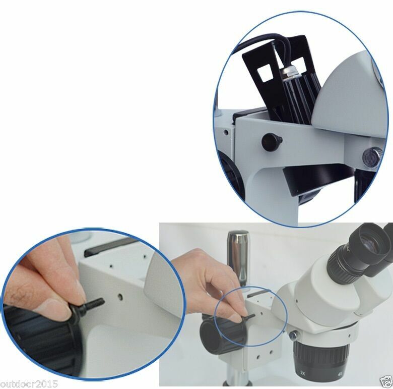 Metal LED Microscope Light Source Oblique Light for Stereo Microscope 110V-220V