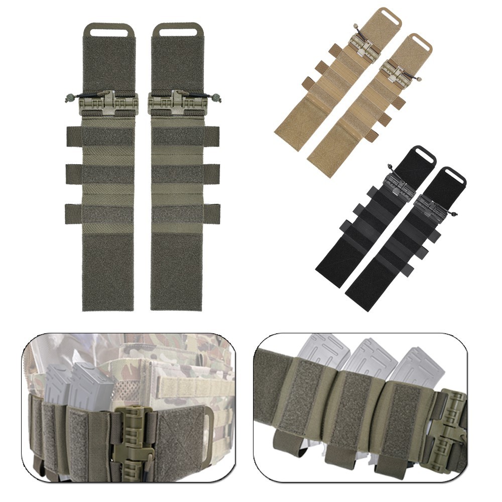 Tactical Quick Release Buckle Elastic Mag Holder Plate Carrier's Cummerbund