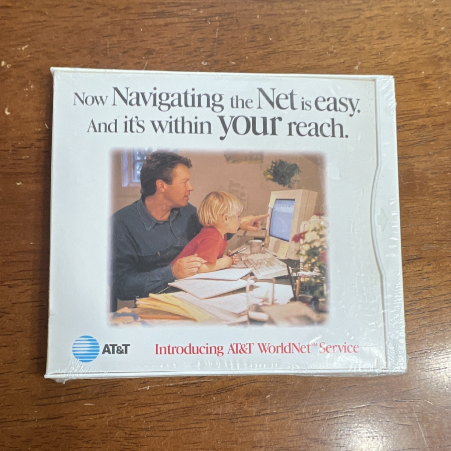 Vintage AT&T WorldNet Service Driver & Utility Software CD Factory Sealed 1990s