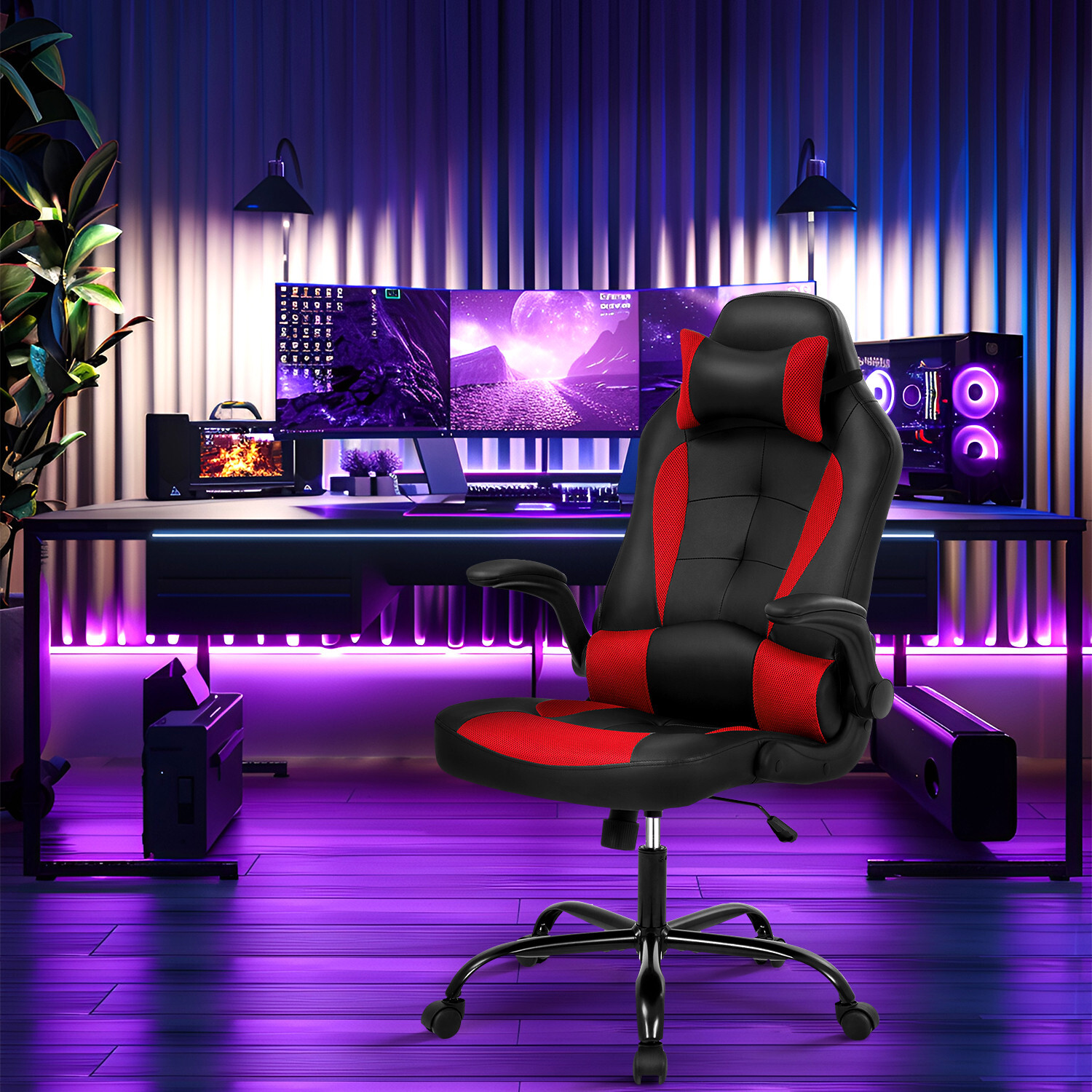 Gaming Chair Desk Chair Gamer Chair Ergonomic Office Chair With Lumbar Support