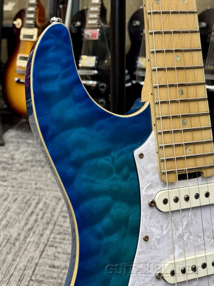 EDWARDS by ESP E-SN-145FR ''Mod.'' -Aqua Marine Maple- 2009 DiMarzio Pickups! 3.