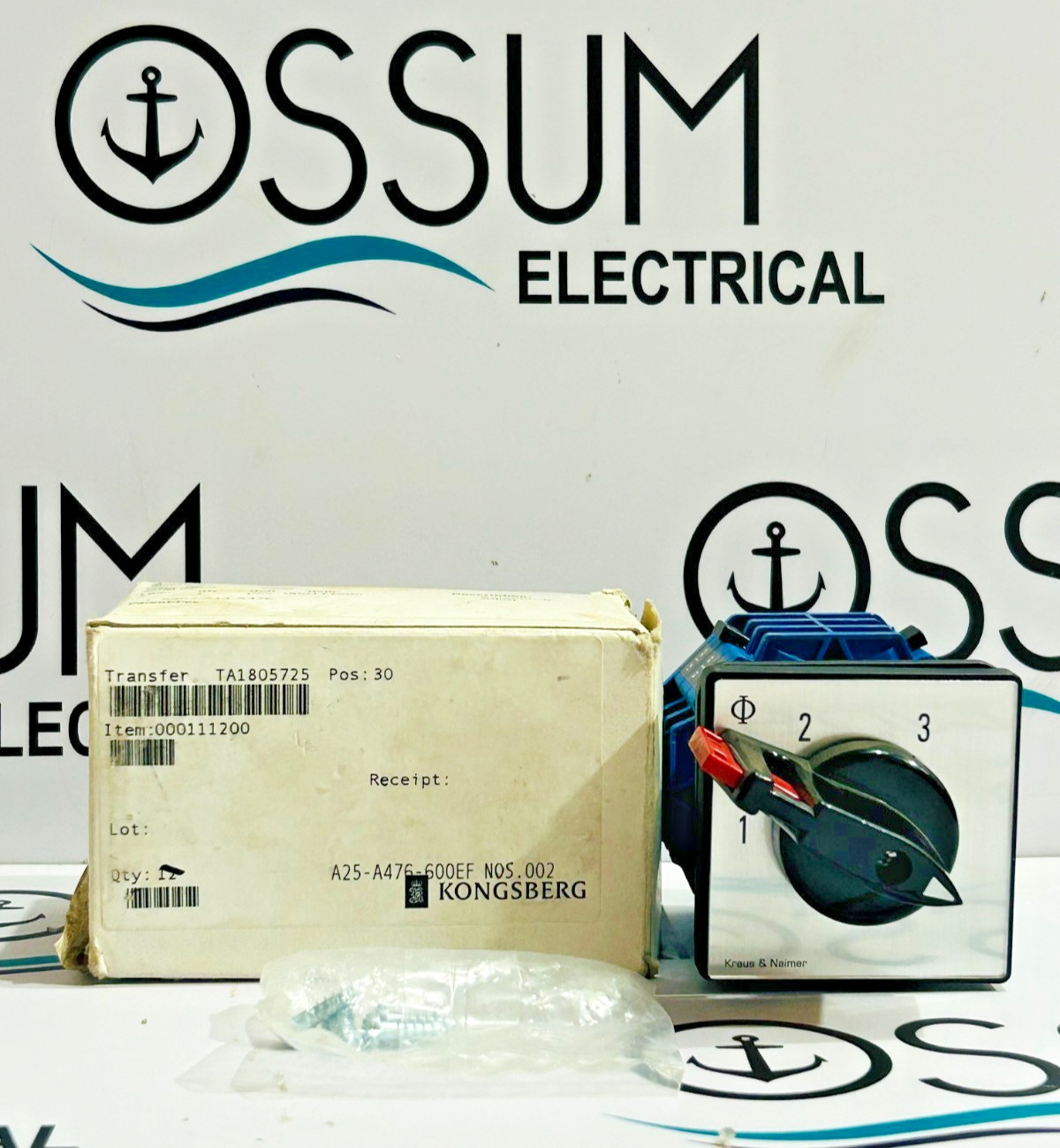 Kraus & Naimer A25-A476-600EF Rotary Switch FREE FAST SHIPPING