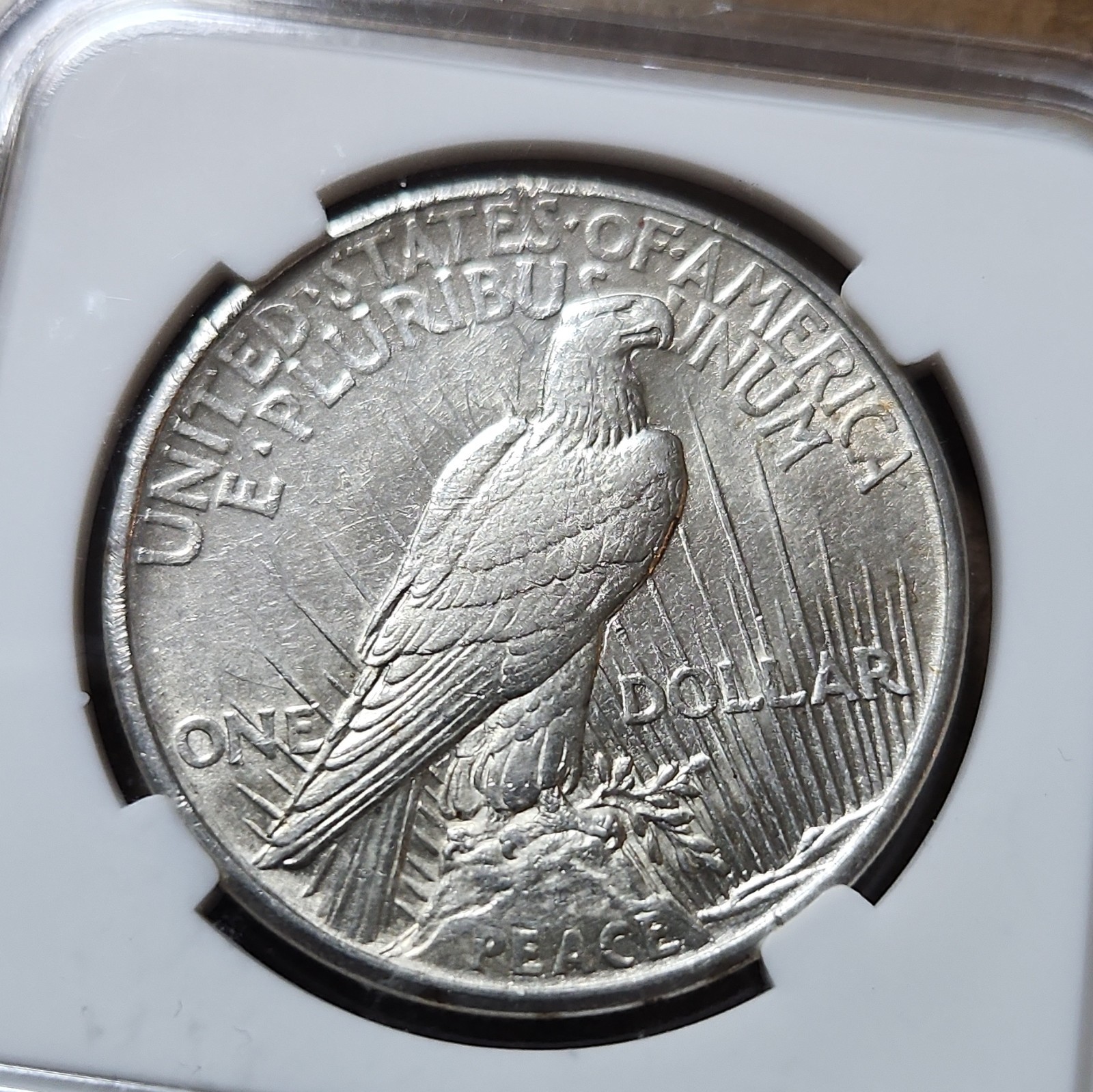 1921 Peace Dollar $1 Silver High Relief