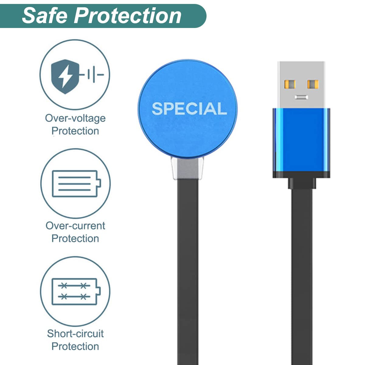 MCC Special Charger for Olight Baldr S, Baldr Mini, Pl-Mini 2 | Replacement USB