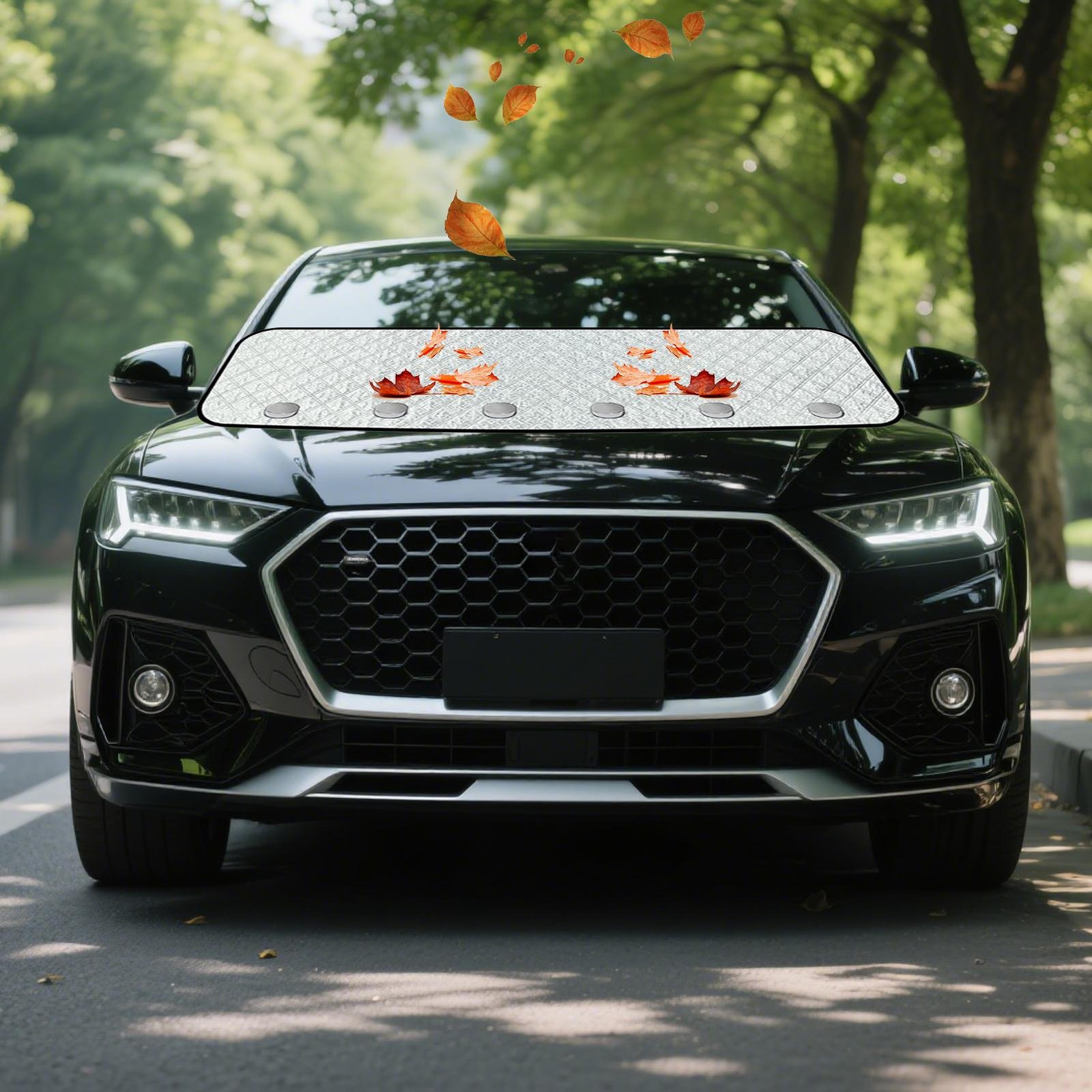 Automotive Front Shade Blocking Waterproof Protector For Dust Leaves Bird Daily
