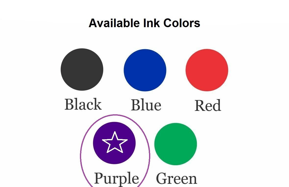 Maxum Plus MX 3 Mark 3 Replacement Ink Pad Purple Ink