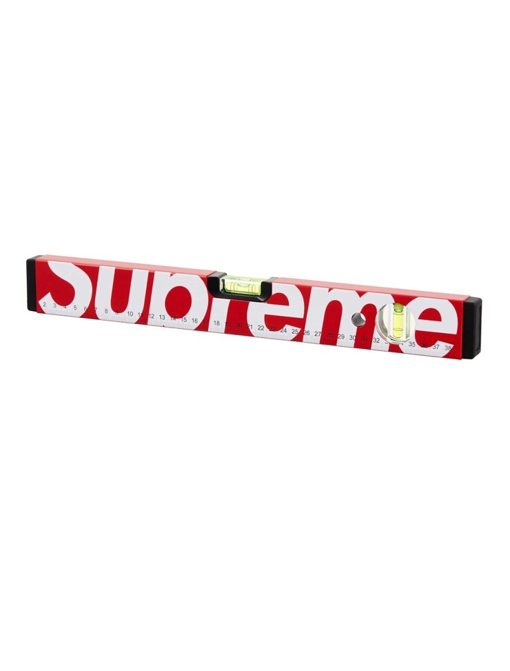 SUPREME METEREX SPIRIT LEVEL (RED) FW24 New But Just Have A Small Dent