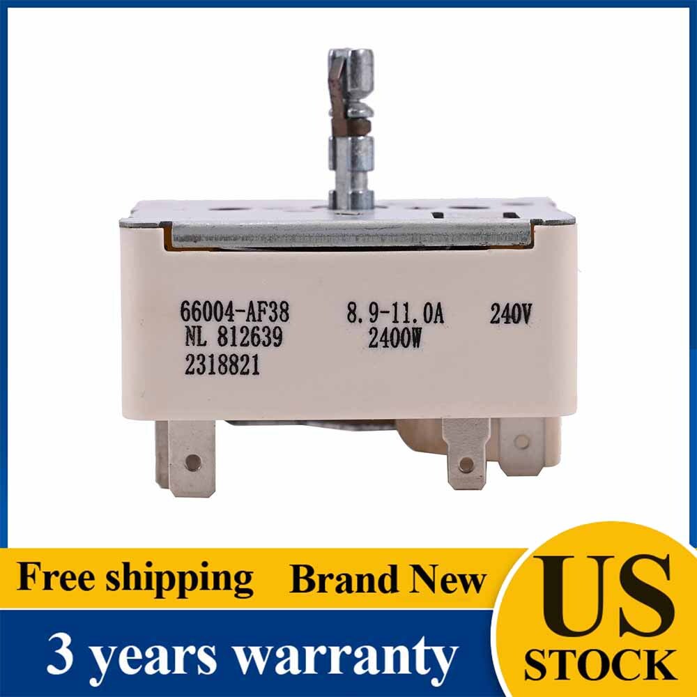 Range Burner Infinite Control Switch for WP3148953 Whirlpool  PS336886 8.9-11A