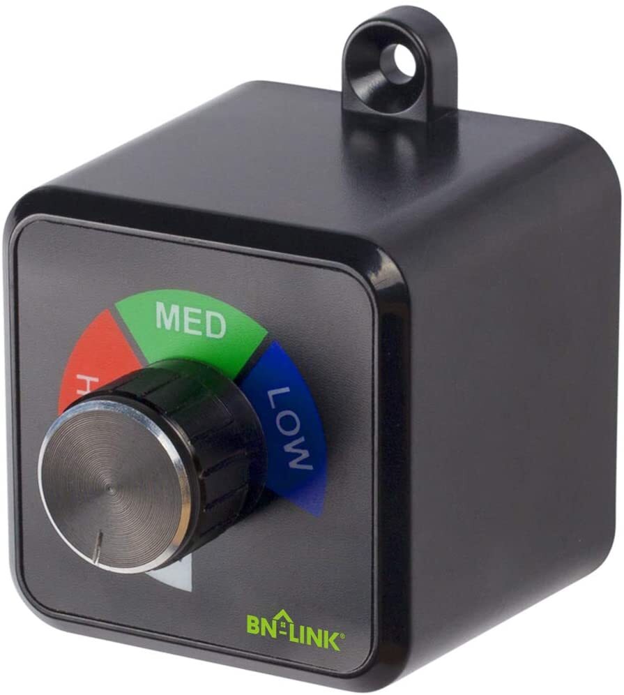 BN-LINK Exhaust Fan Speed Controller Variable 3 Speed Ceiling Vent Fan Control