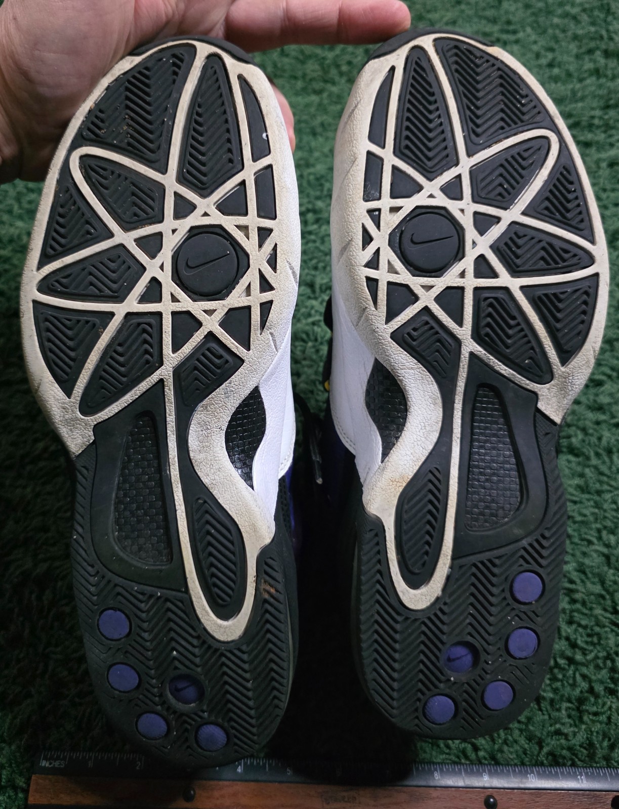 Nike GP20 Sonic Flight Black & Purple Venom 11.5 Sneakers #641333-001