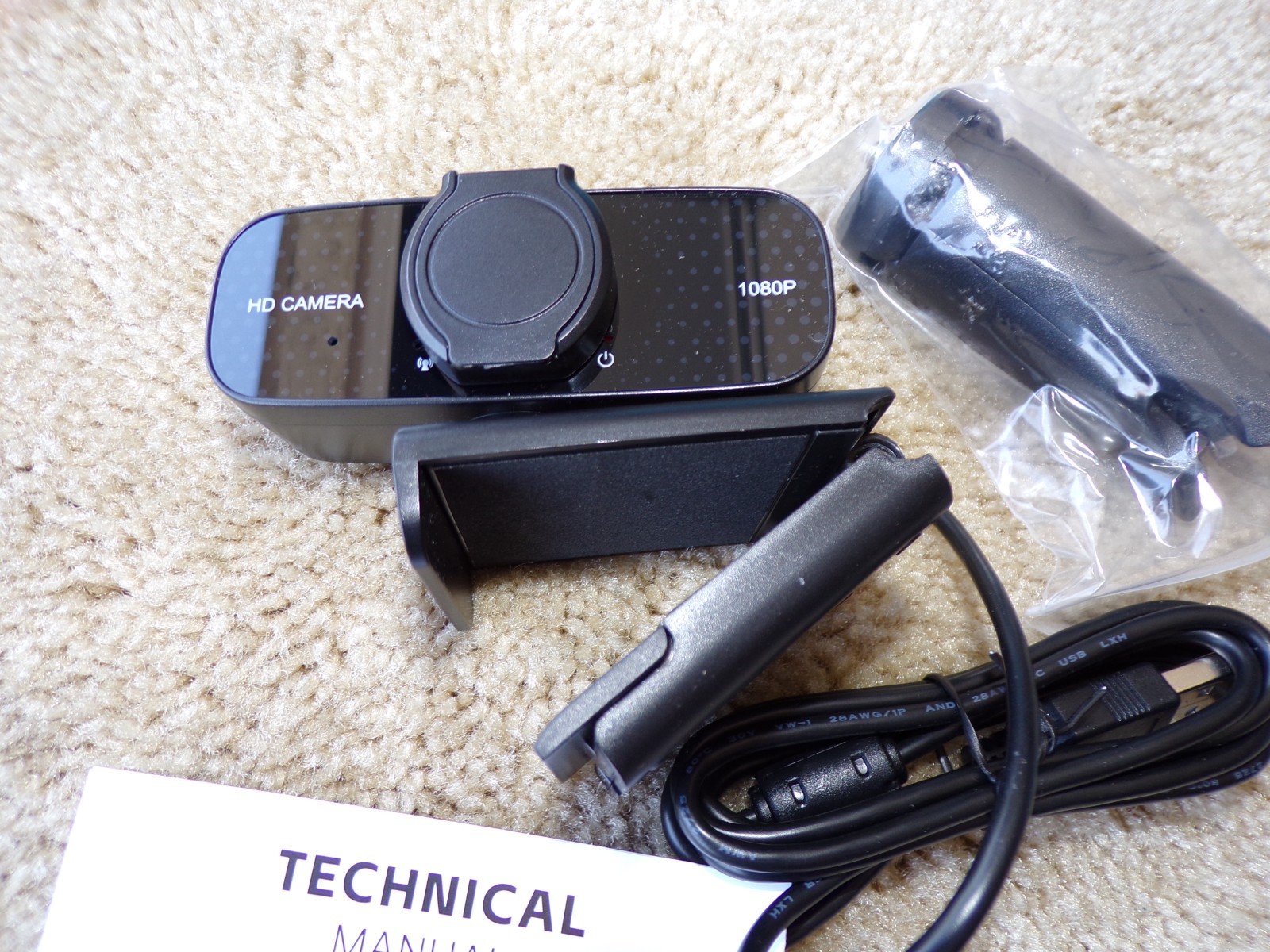 AutoFocus Full HD Video Webcam - Built-in Mic; @c17