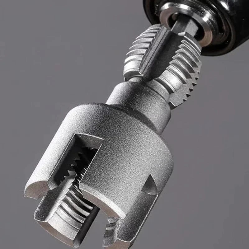 2Pcs 1/2'' 3/4'' Water Pipe Threading Tool Integrated Internal & External Pipe