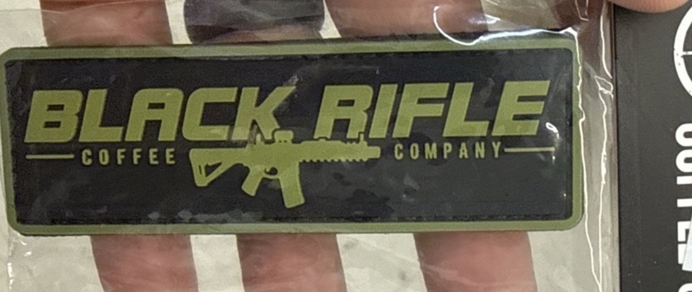 Black Rifle Coffee Company Tactical Hook & Loop Morale Patch- New