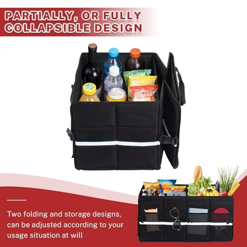 Car Trunk Organizer, A Foldable Car Trunk Storage Organizer Designed For All