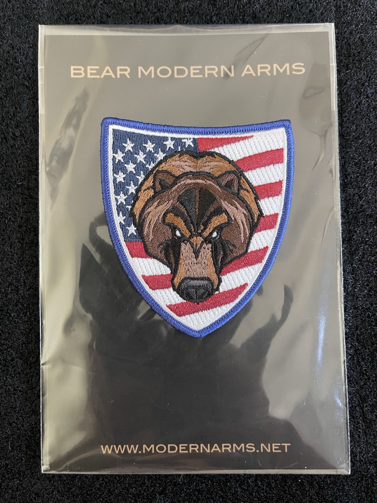 Grizzly Bear Modern Arms Morale Patch, Embroidered