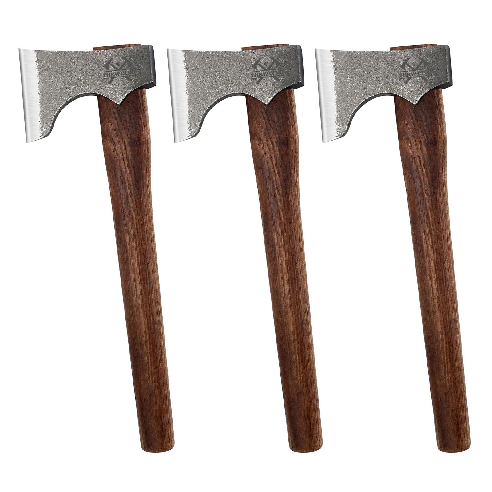THRWCLUB Competition Throwing Axe, 3 Pack 16.5" 16.7", Frosted Gray 3