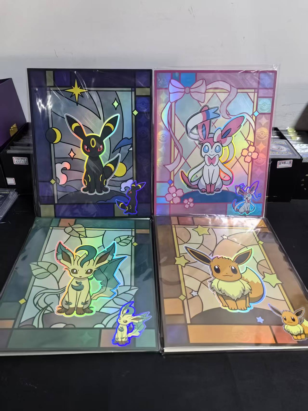 Pokemon Chinese Scarlet＆Violet Exclusive Gem Pack VOL.2 Eevee Card Sleeves Book