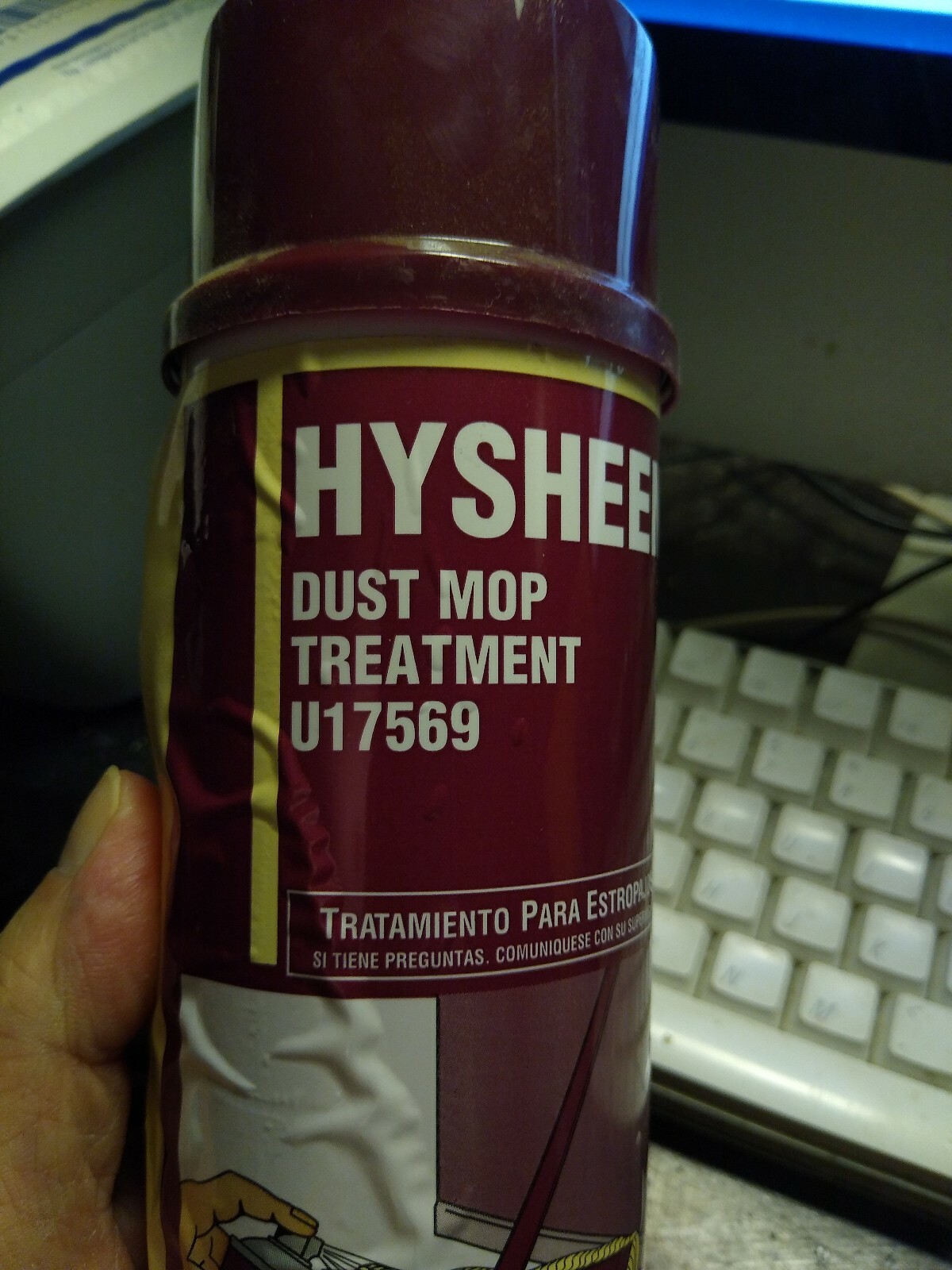 Allstar hysheen Dust Mop Treatment, 18oz Aerosol, 1 Each (U17569)