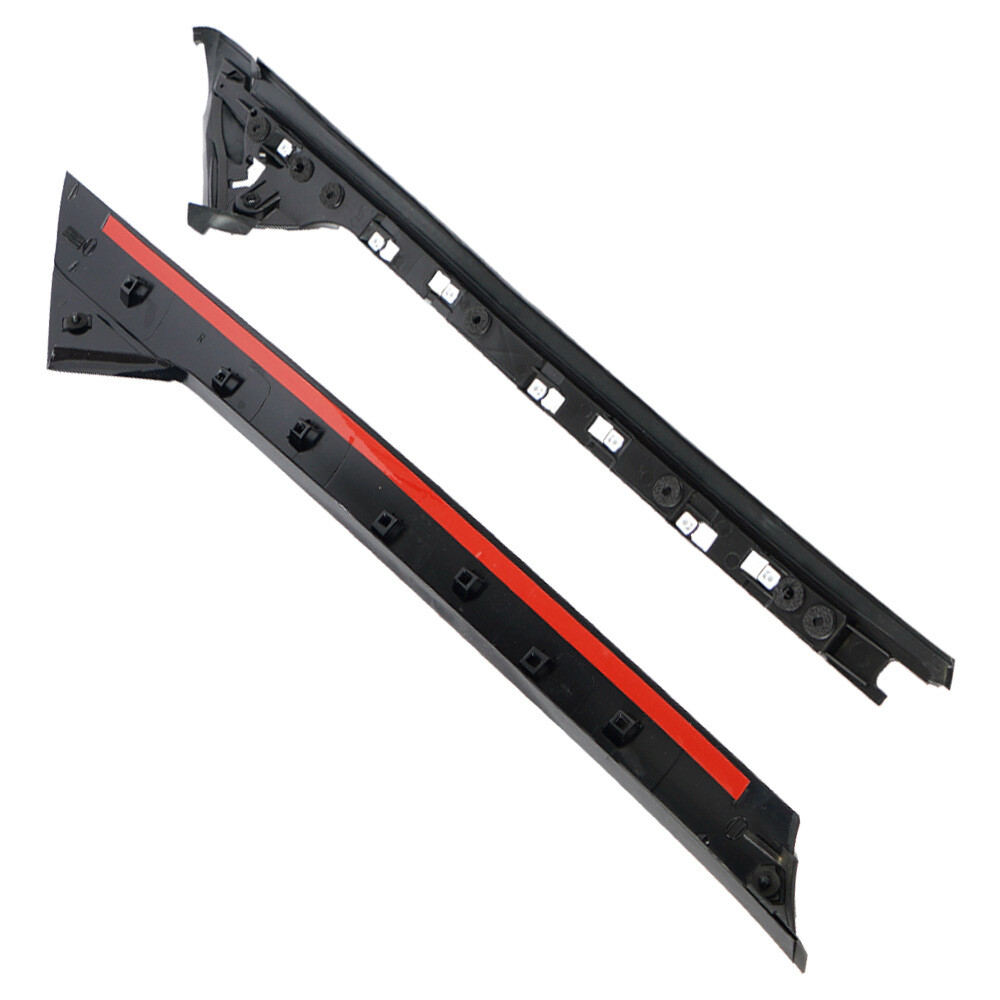 Pair Inner & Outer Windshield A Pillar Molding Trim For Ford Explorer 2011-2019