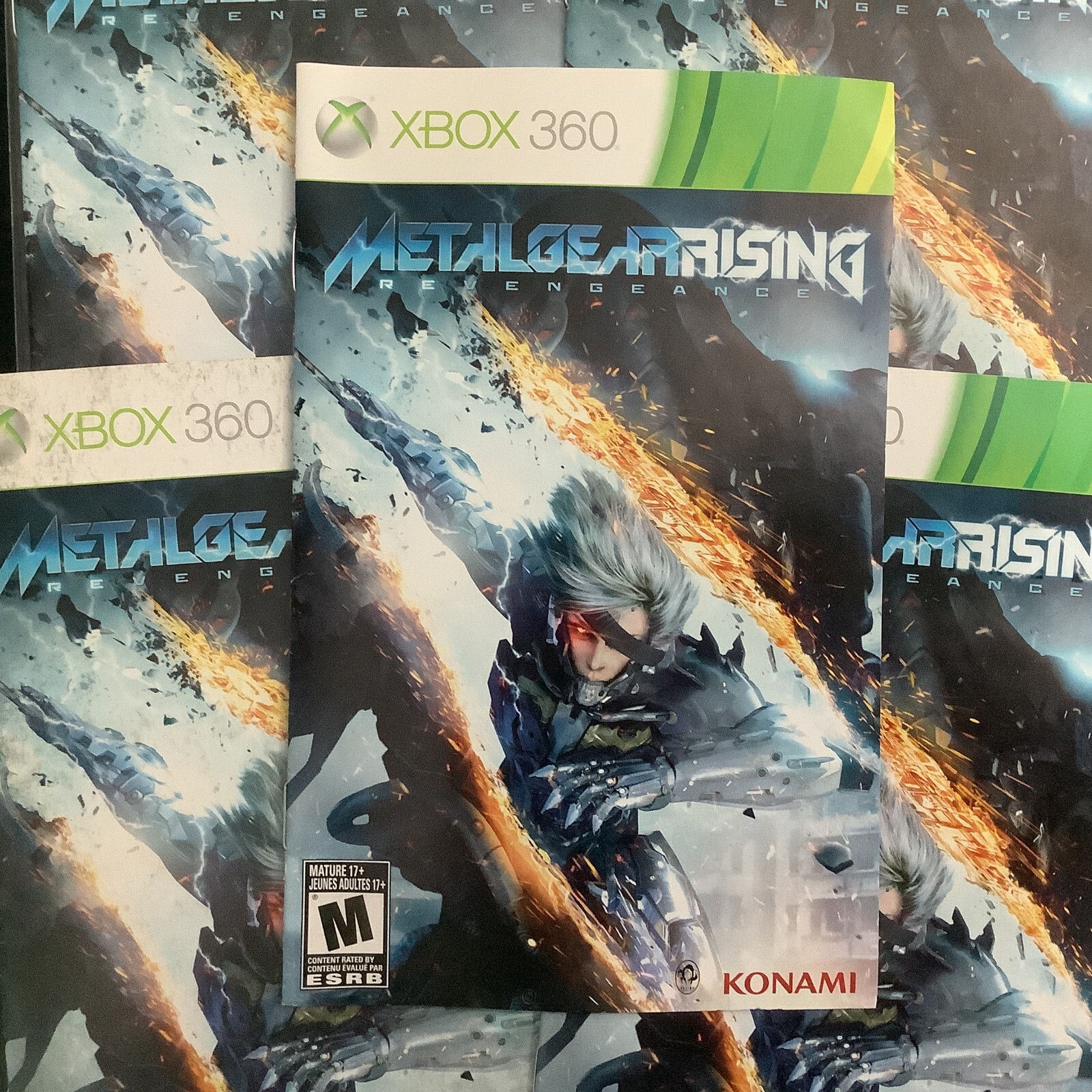 Metal Gear Rising Revengeance Microsoft Xbox 360 Instruction Manual Only
