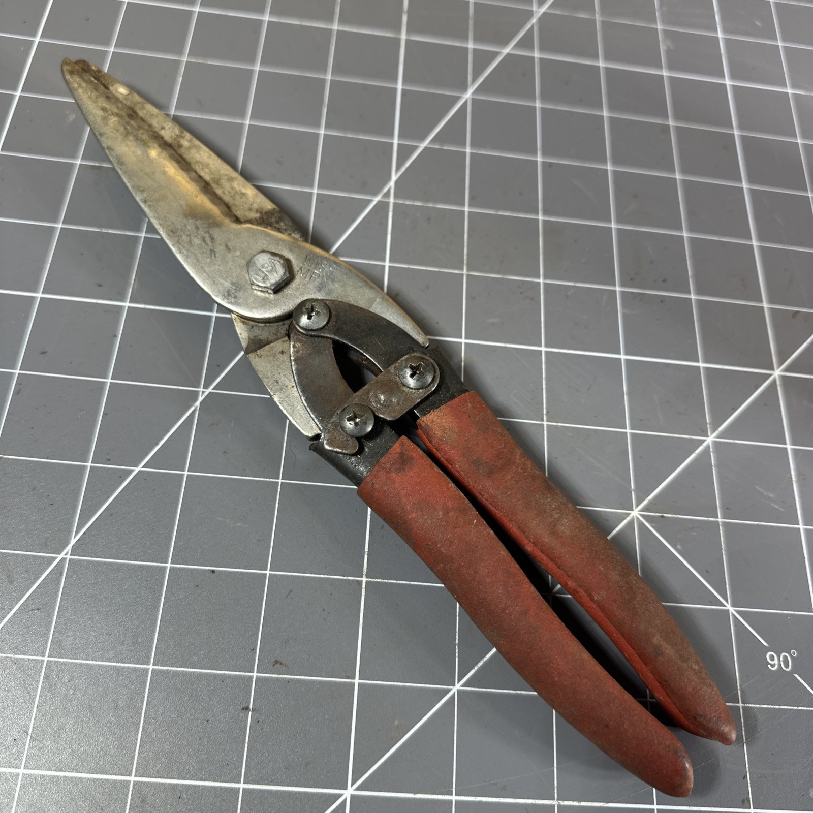 Wiss USA 10" Multi-Purpose Cutter w/ Red Grip - Model MPX Vintage