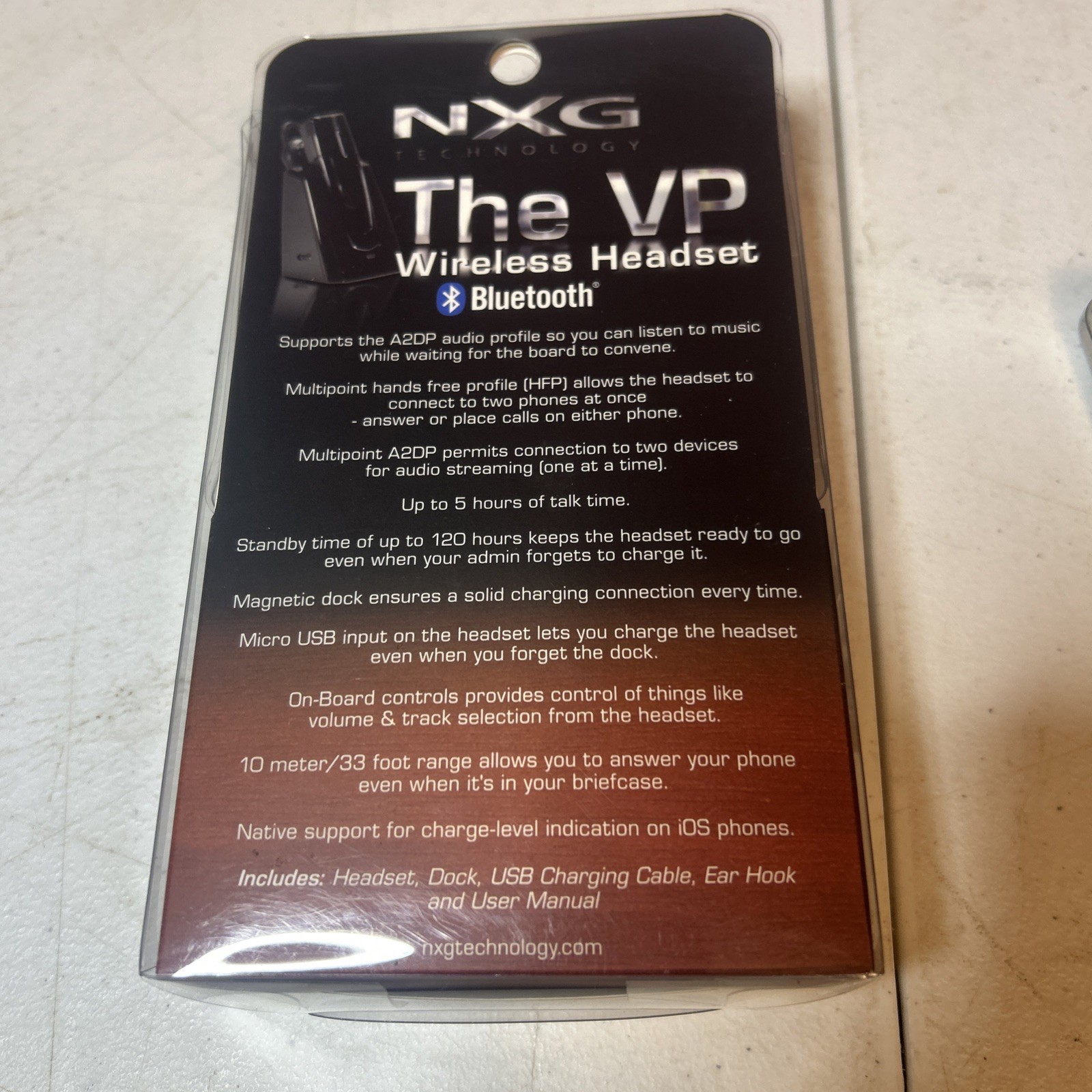 NEW The VP Wireless Headset by NXG Technology