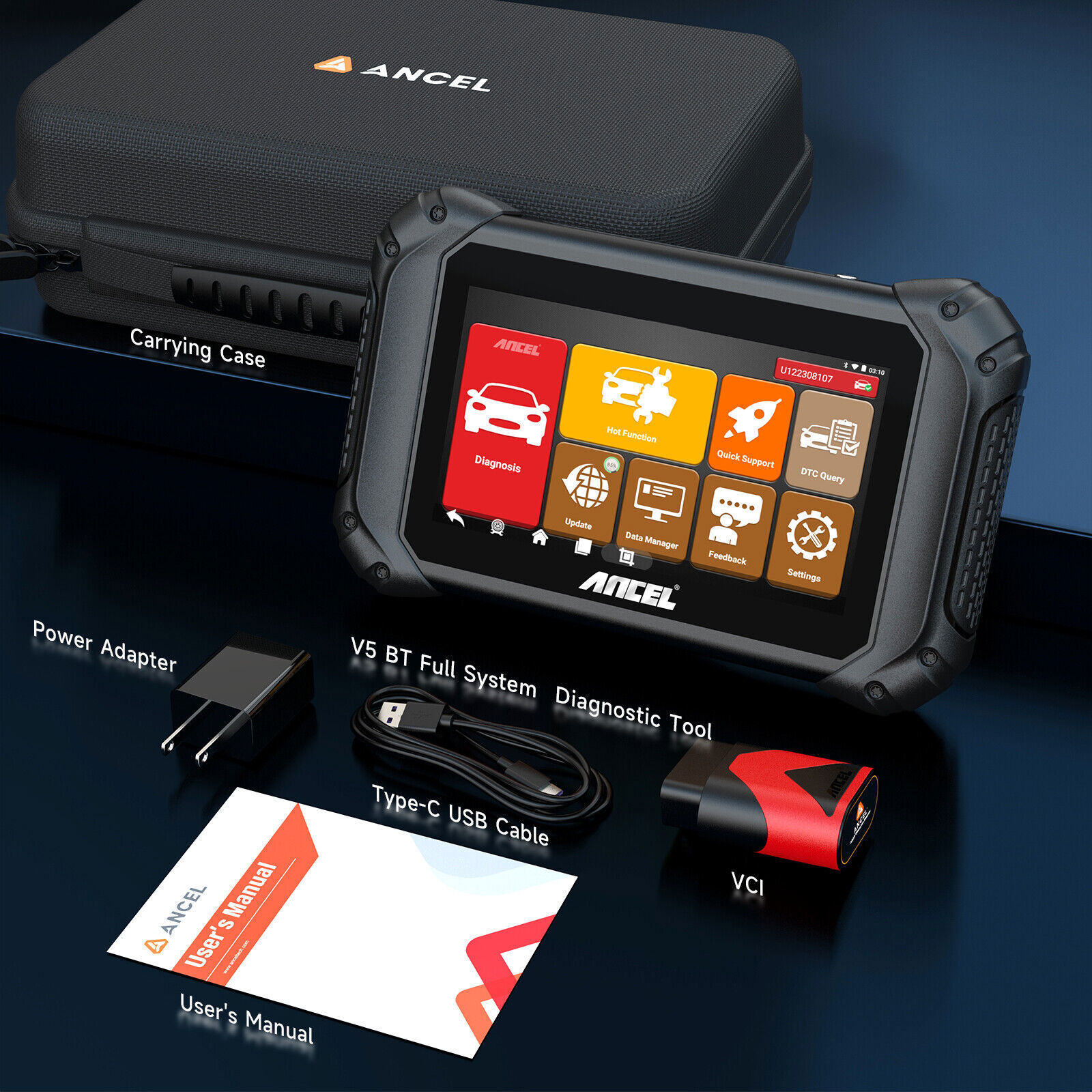 Bidirectional OBD2 Scanner Diagnostic Tool Full System Code Readaer DPF EPB OIL