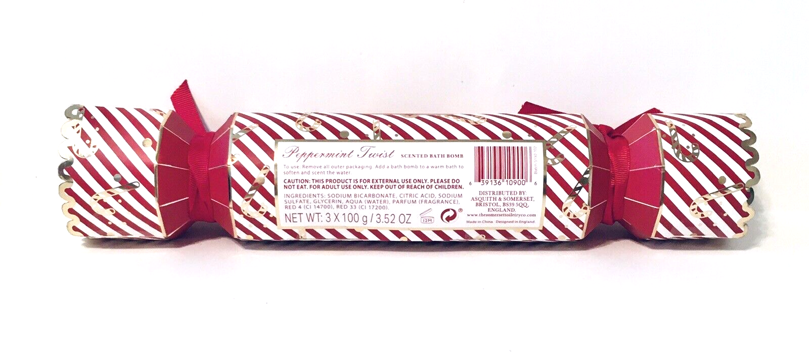 Asquith & Somerset Peppermint Twist Scented Bath Bombs
