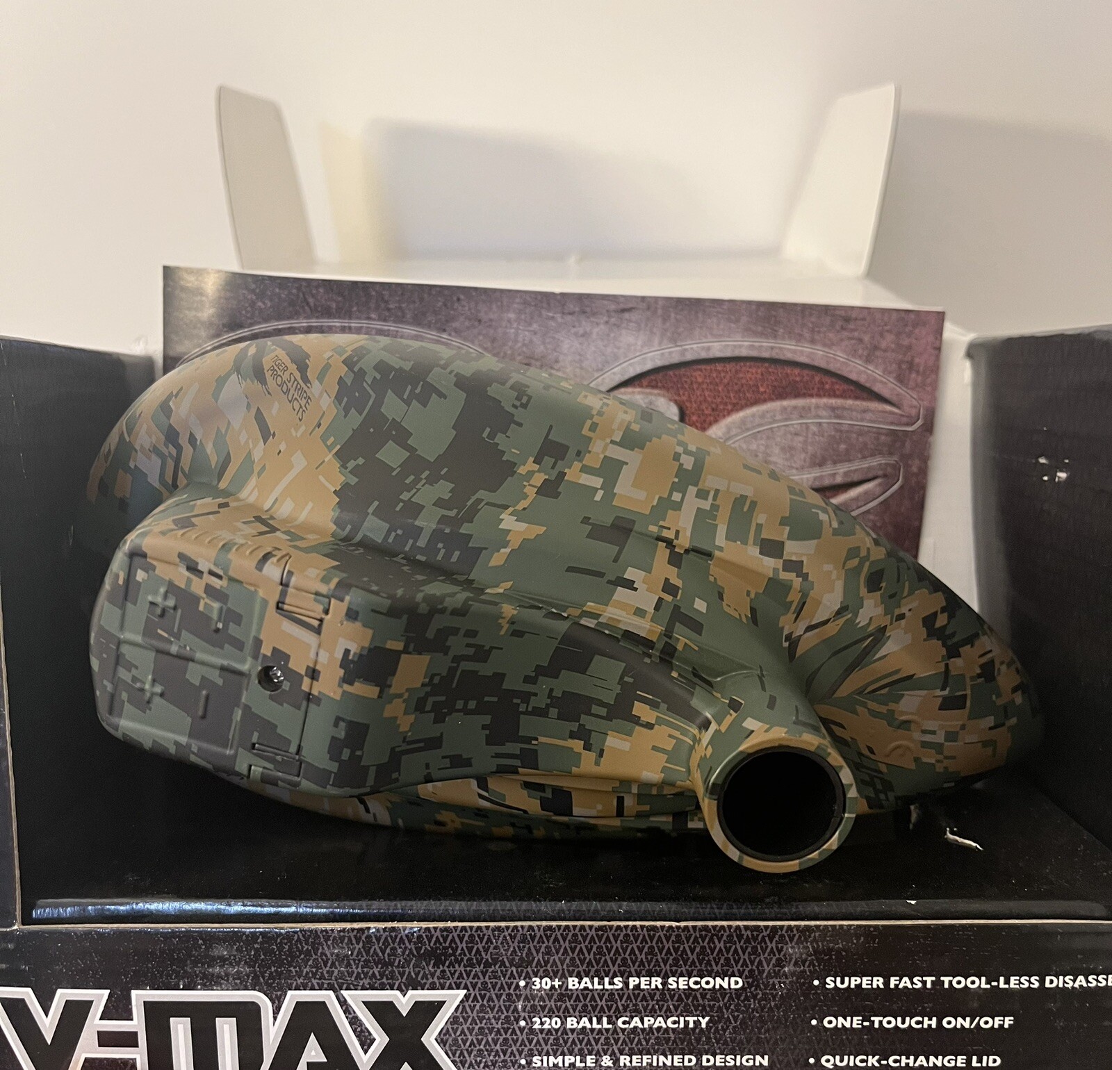 Valken V-Max 2 Paintball Loader Marpat USMC Camo Excellent Condition in Box