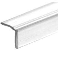 CRL Translucent Vinyl Edge"L" Seal for 3/8" Maximum Gap - 95 in long Clear