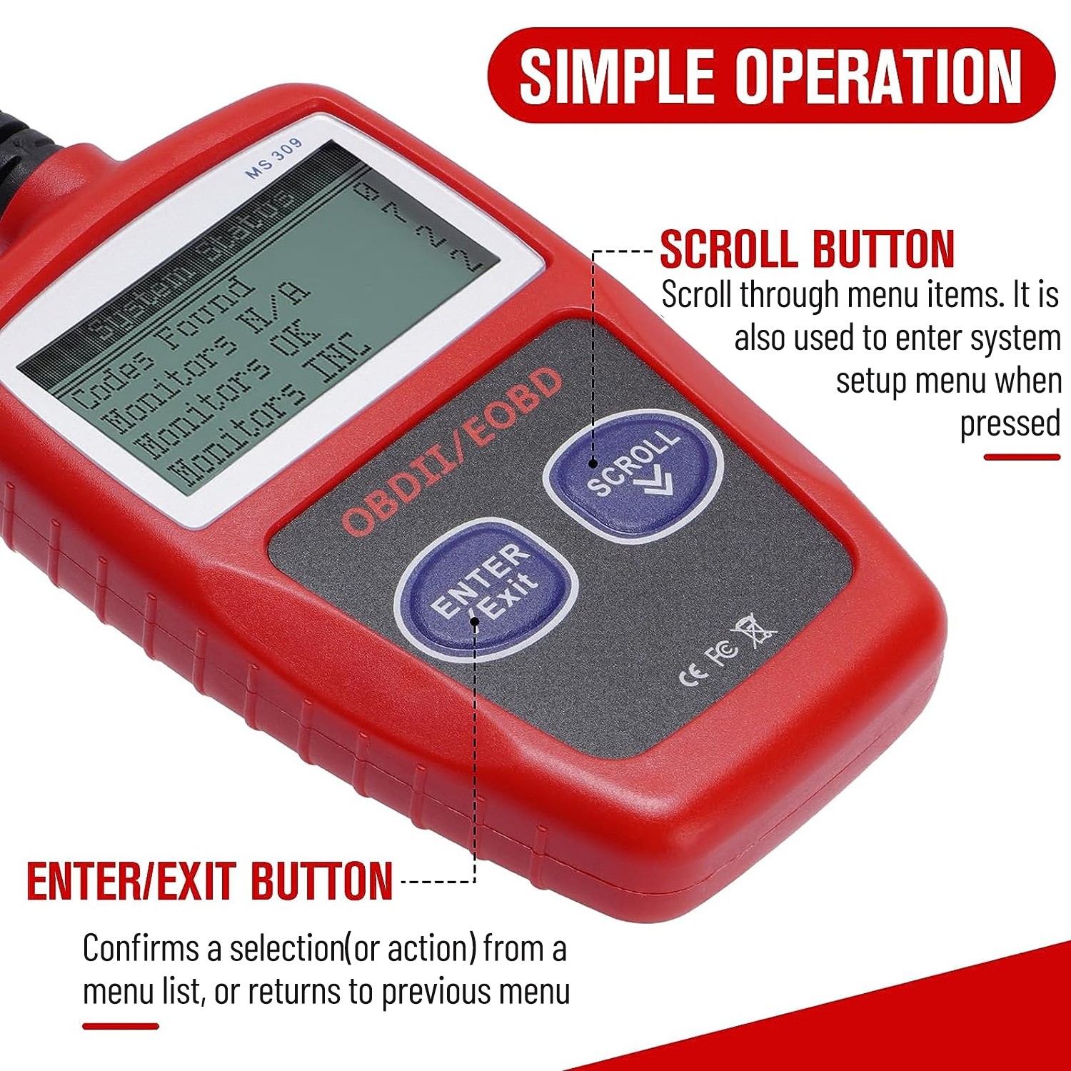 Diagnostic Code Reader Adapter OBD2 Scanner Check Engine Fault for ATV POLARIS.