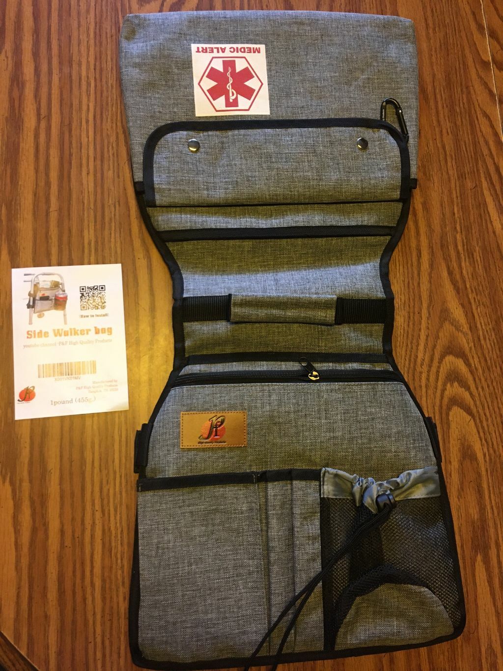 New P & F Side walker accessory bag with Cup Holder by PF P&F