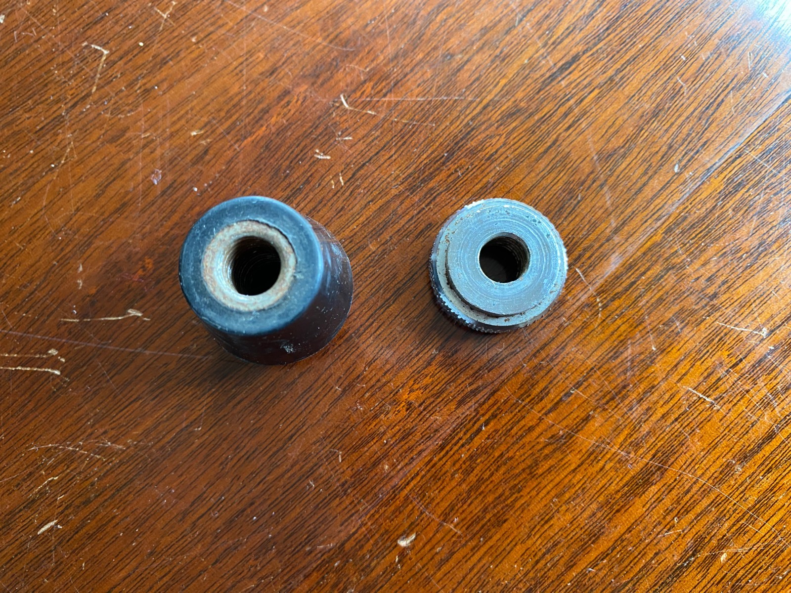Pearl Bass Drums Parts - 1 x Leg Screw Rubber Foot/Lockring Export Etc & 1 Extra