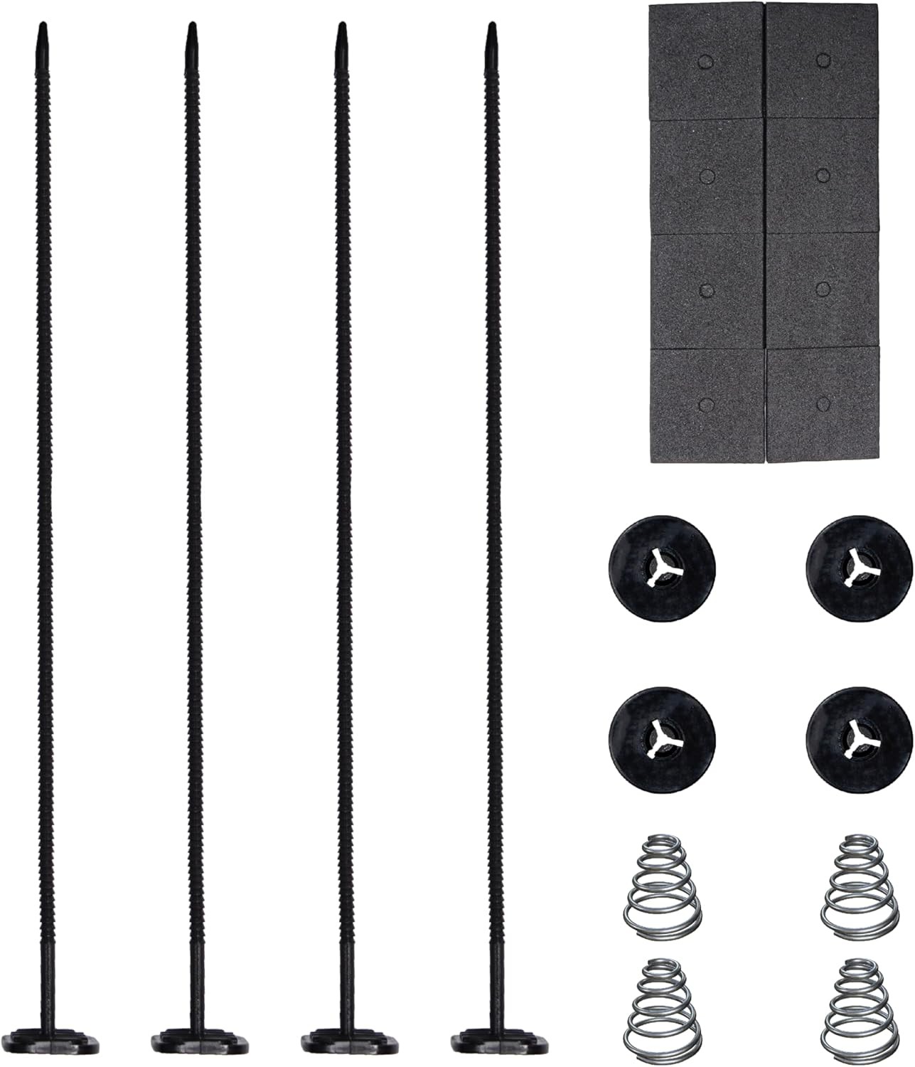 Automotive Fan Mounting Kit, Radiator Fan Zip Ties Clips Mounting Kit, Electric