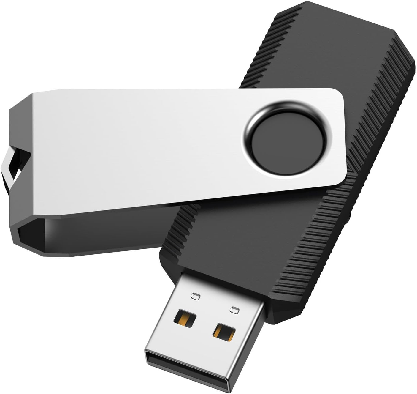 32GB USB 2.0 Flash Drive Swivel Metal Memory Stick Thumb Drive for Data Storage