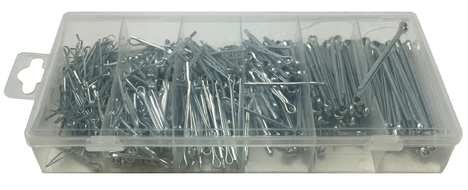 (555) Cotter Pin Clip Key Fitting Assortment Tool Kit Set Case Container Box