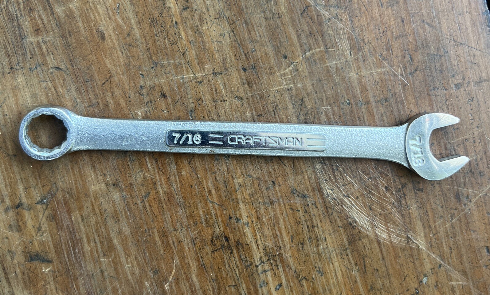 Craftsman 7/16 combination End wrench -vv- 44694