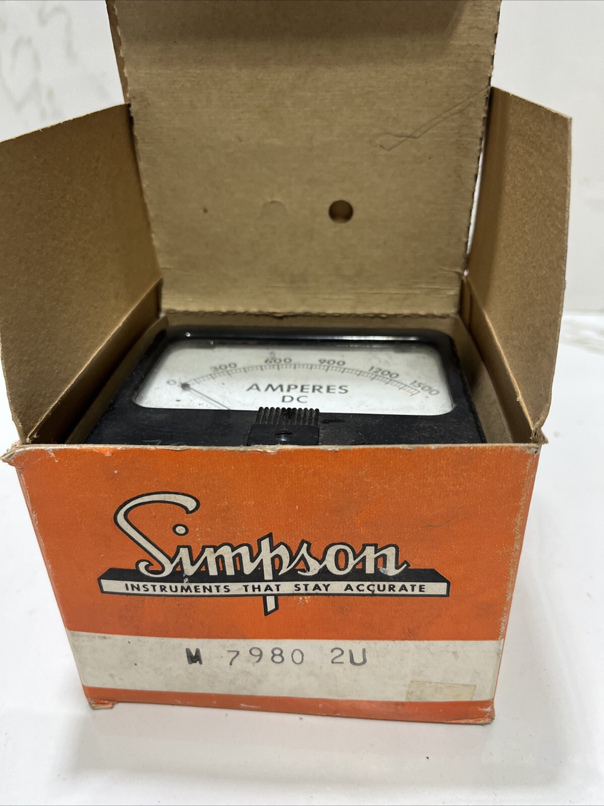 SIMPSON M-7980-2U 0-1500 AMPS DC