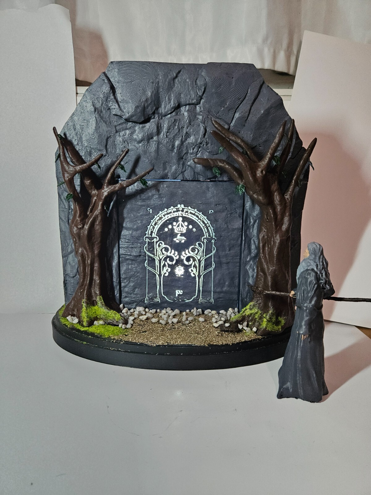 Doors Of Durin Lamp, Lord of the rings, Home Decor, Desk Lamp