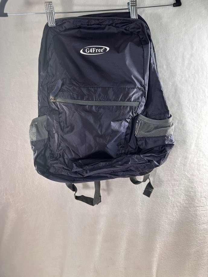 G4Free Dark Gray/Black 20L Lightweight Small Packable Backpack Foldable Outdoors
