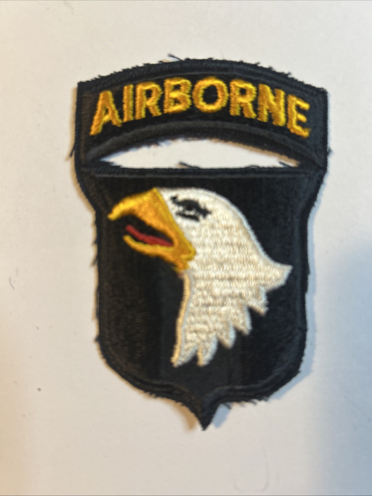 US Army 101st Airborne Division Screaming Eagle.  Vintage.  No Glow.