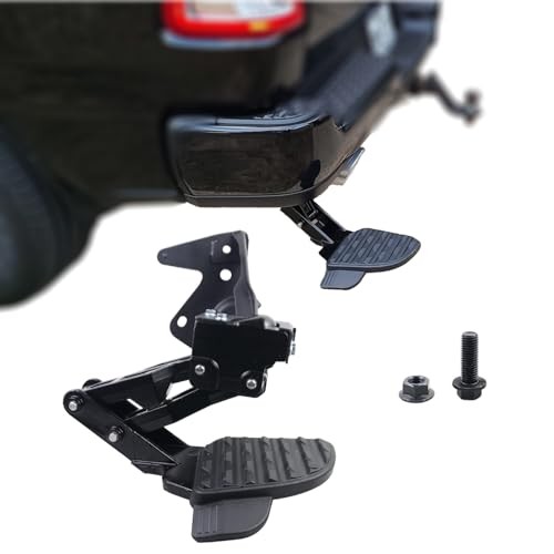 Retractable Bed Step for 2019-2024 Ram 1500 DT Rear Bed Step with Left Side
