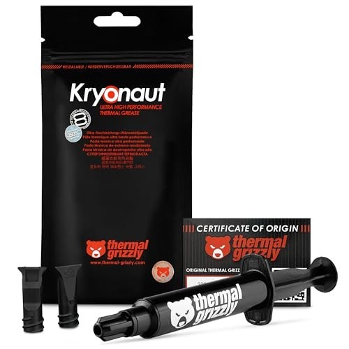Thermal Grizzly Kryonaut Thermal Paste for CPU GPU Console Overclocking