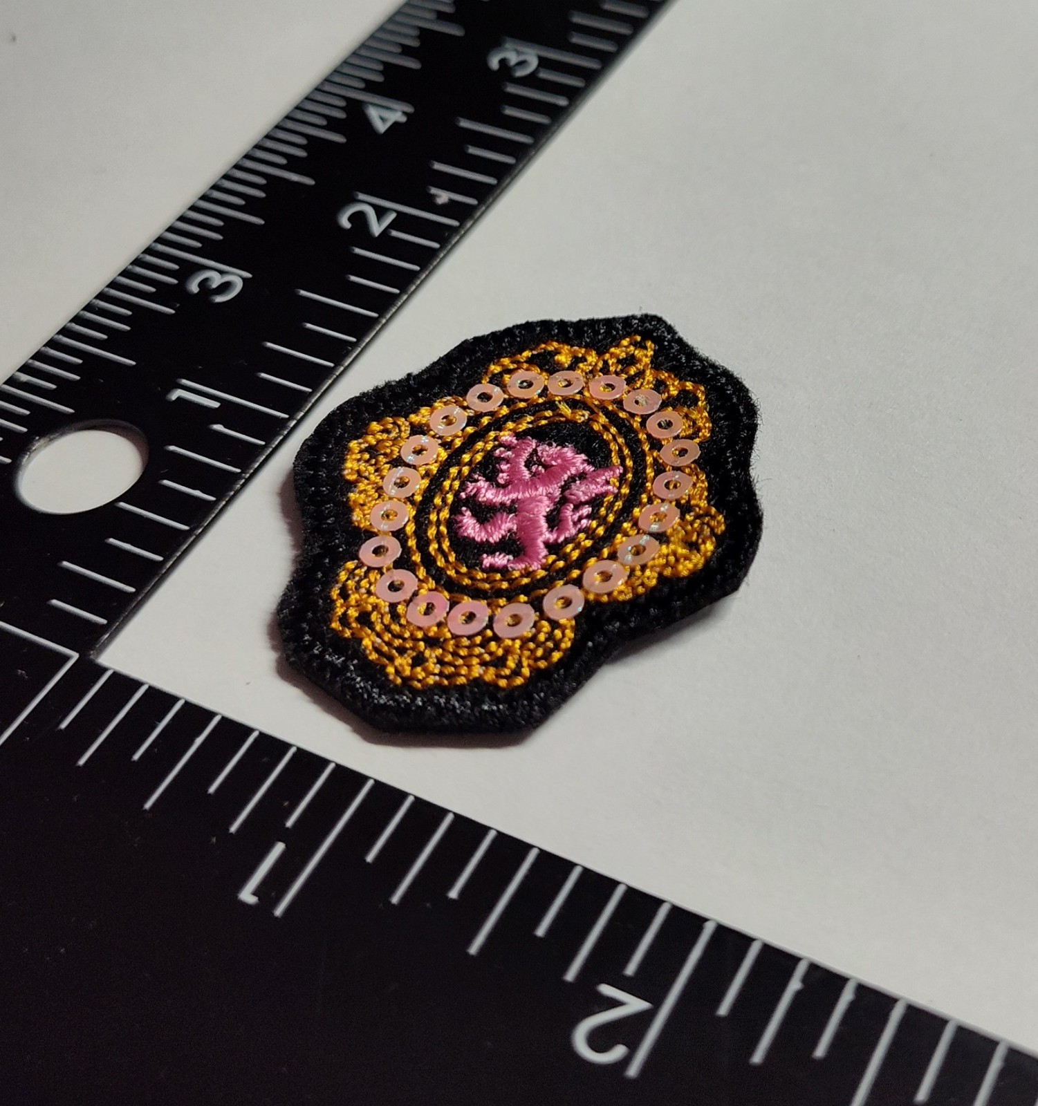 Oval Patch Lion Crest Crown Patch Scottish Infantry Division WWII Rare Collect.