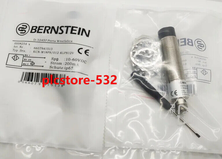 New BERNSTEIN KCN-M18PS/012-KLPS12V Inductive proximity switch sensor