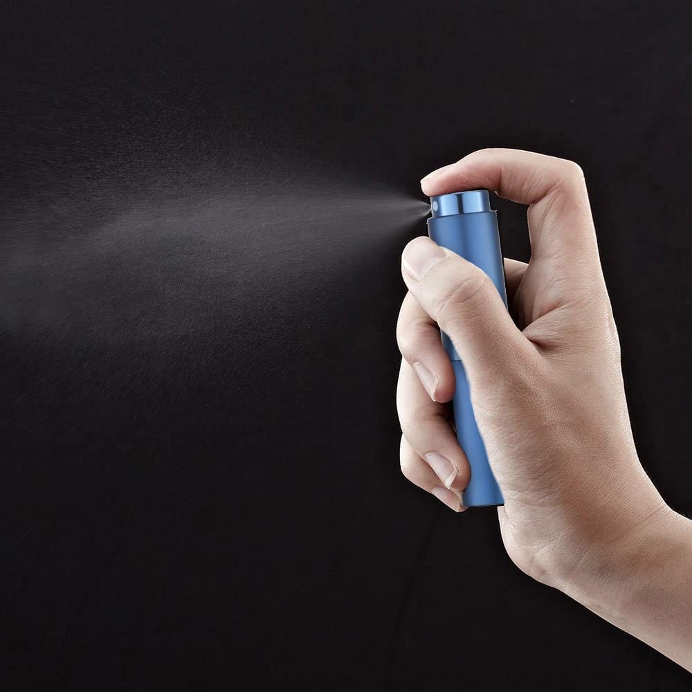 LISAPACK 8ml Travel Perfume Atomizer Spray Bottles 3Pack Portable Refillable