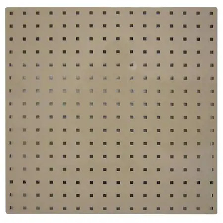 Square Hole Pegboard, 24X24, Tan, Pk2, 5Tpc4