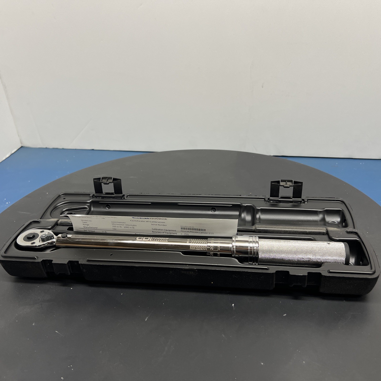 CDI 10002MRMH 3/8" Drive 150-1000 In. Lb. Micro-Adjust Torque Wrench -Metal H