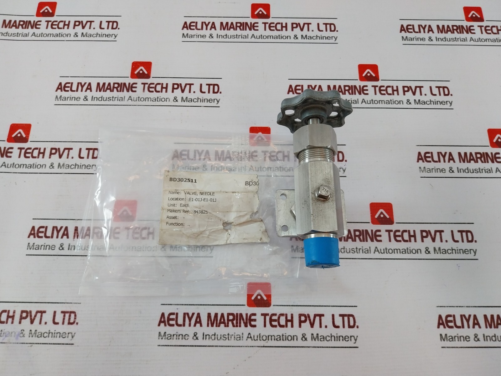 PMI 843825 Needle Valve 316 Stainless Steel