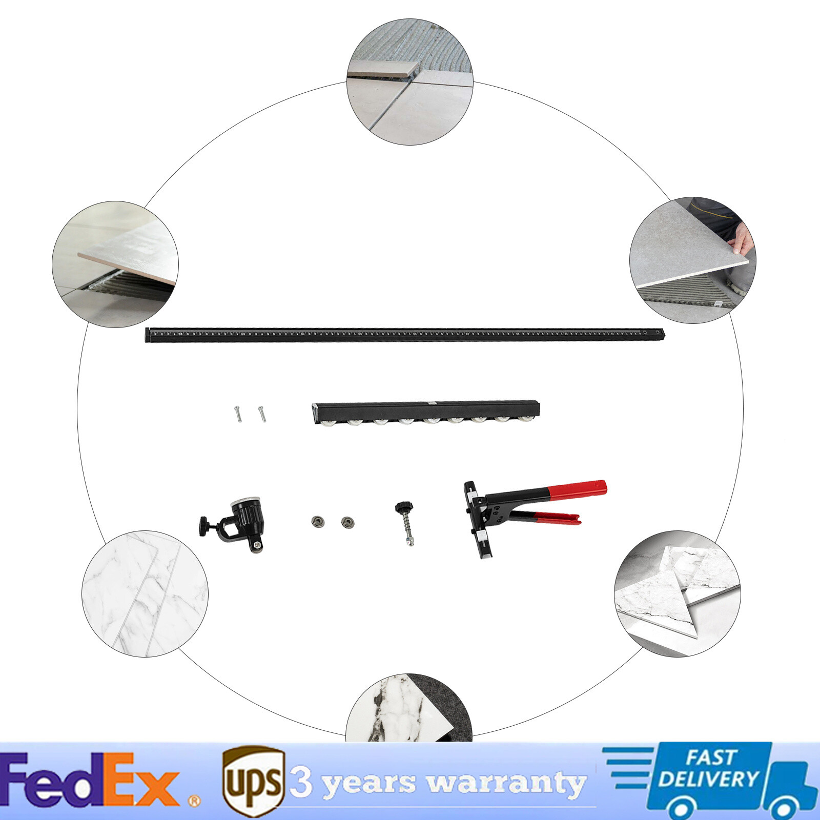 Professional Manual Ceramic Tile Cutter 36" Floor Tile Porcelain Cutting-Machine